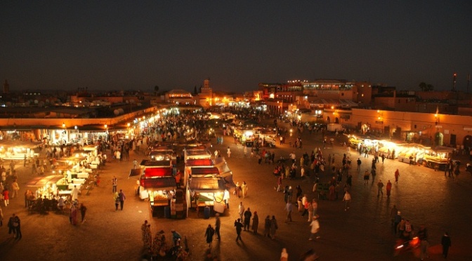 Marrakesh and its urban life, Morocco